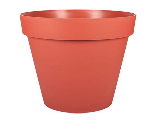 Pot de fleurs rond grand format polypropylène terre battue 356 L TOSCANE diamètre 100 cm - Eda - Brico Dépôt