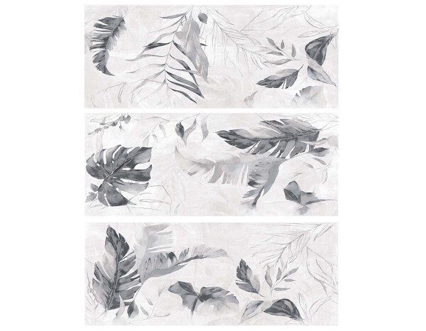 Décor mural faïence aspect béton crème mat TROPICAL 20 x 50 cm Ép. 9,2 mm - Brico Dépôt