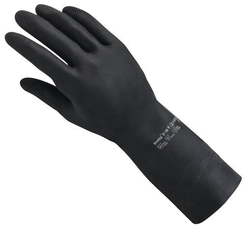 Gants de protection chimique néoprène très résistants contre les produits acides - Brico Dépôt