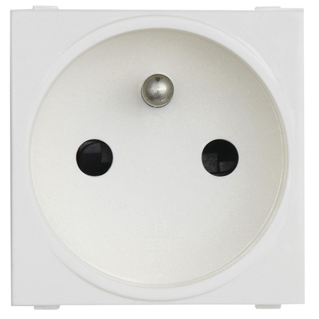 Prise avec terre mécanisme blanc - Brico Dépôt