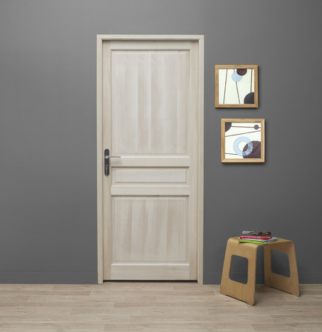 Bloc Porte Bois Larg 73 Cm Droite