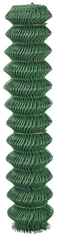 Rouleau de grillage souple Blooma - coloris vert - maille carrée 10 x 10 mm  - L.5 m x H.0,50 m