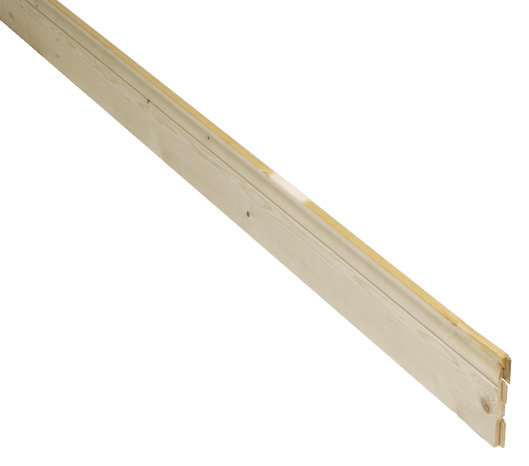 PLINTHE EN SAPIN DU NORD RAINURÉE LONG. 2,35 M - HAUT. 122 X ÉP. 13 MM - Brico Dépôt