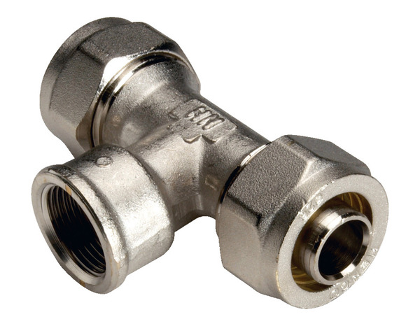 Té femelle pour tube multicouche Ø 20 mm - Somatherm - Brico Dépôt
