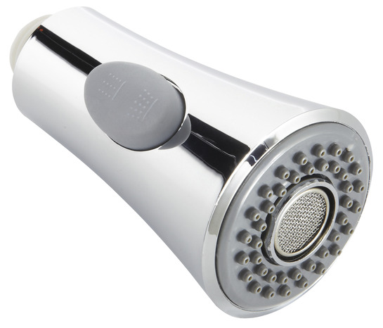 Douchette 2 jets en ABS pour évier - Chromé - Brico Dépôt