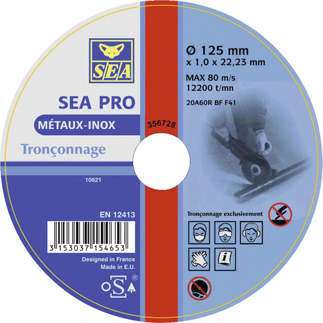 Disque A Tronconner Metal Et Inox O 125 Mm Ep 1 Mm Brico Depot