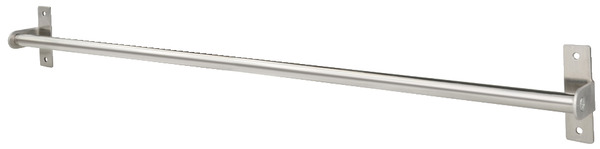 Barre de crédence en acier inoxydable - L. 100 cm - Brico Dépôt