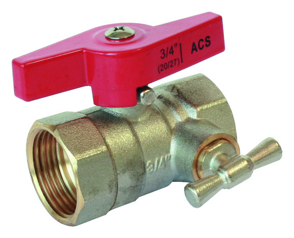 Vanne à boisseau sphérique femelle - 20 x 27 mm - Somatherm - Brico Dépôt