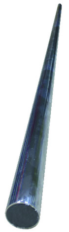 Tube rond chrome - L. 1 m x Ø. 18 mm - Brico Dépôt