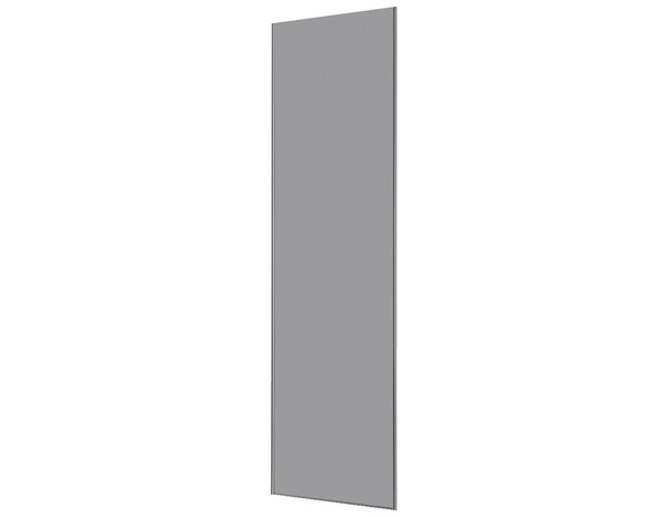 Porte de placard H. 250 X L. 61 cm - Gris - Brico Dépôt