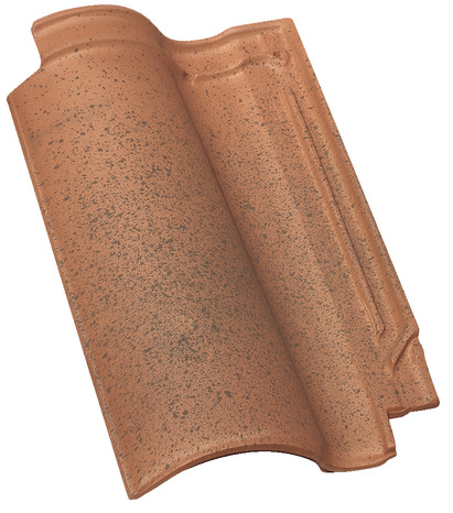 Tuile Tamaris rouge jaspé Ép. 73 mm - 441 x 263 x 73 mm - Brico Dépôt