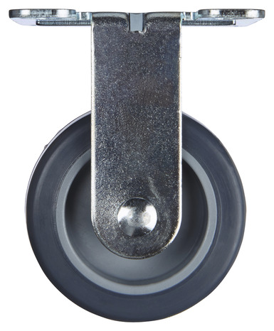 Roulette pivotante roue caoutchouc polyuréthane gris Ø 50 mm - Tente - Brico Dépôt