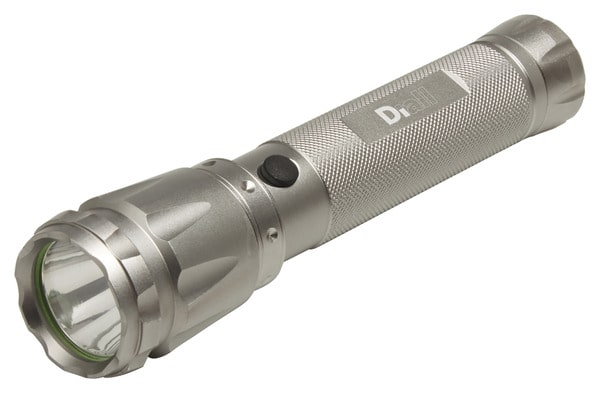 Torche aluminium LED 150 lm - Portée du rayon 65 m - Brico Dépôt
