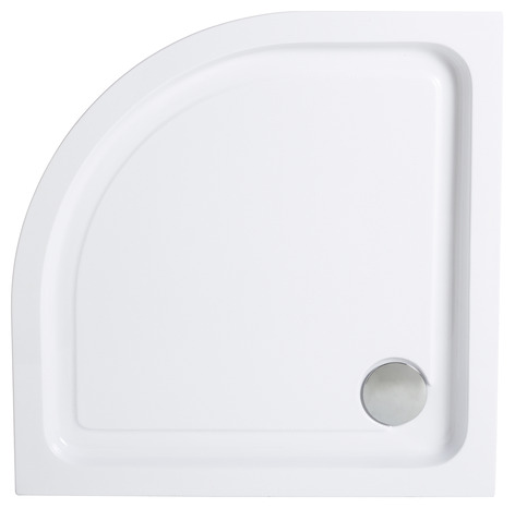 Receveur d'angle de douche 1/4 de cercle 90 x 90 cm acrylique - Cooke and Lewis - Brico Dépôt