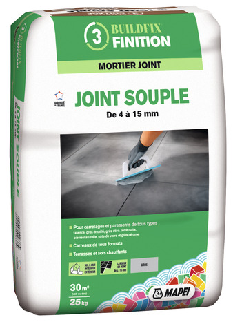 Mortier Joint Souple Gris Pour Sols Et Murs Intérieurs Et Extérieurs Mapei