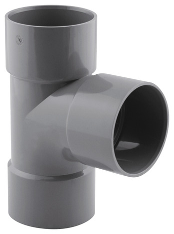 Té pied de biche PVC F/F  - 87 ° F Ø 50 mm - Fitt - Brico Dépôt