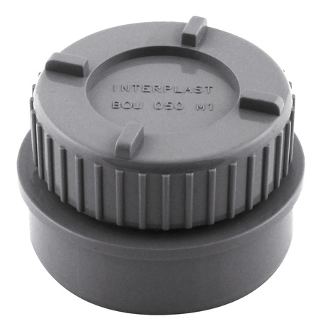 Bouchon PVC pour l'évacuation gravitaire des eaux usées - Ø 50 mm - Fitt - Brico Dépôt