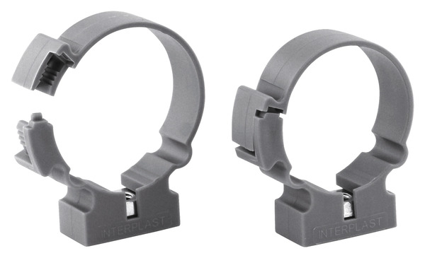 Lot de 10 colliers de fixation monobloc à bride en nylon - Ø 32 mm - Fitt - Brico Dépôt