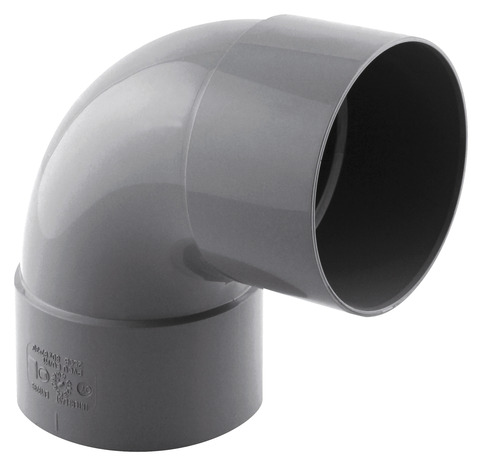 Coude PVC 80 ° FF Ø 32 mm pour l'évacuation gravitaire des eaux usées et pluviales - Fitt - Brico Dépôt