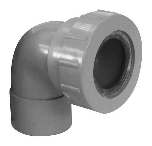 Coude à joint F/F en PVC - 87 ° Ø 40 mm - Fitt - Brico Dépôt