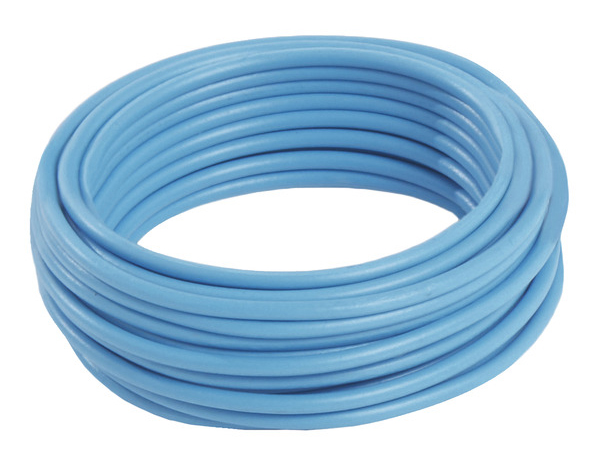 Fil électrique rigide H07VU 1,5 mm² bleu - 10 m - Nexans - Brico Dépôt