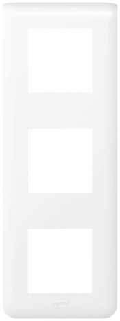 Plaque triple verticale "Mosaic" - Legrand - Brico Dépôt