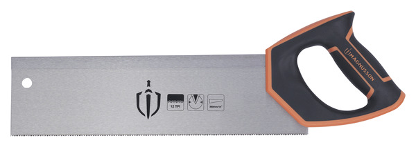 Scie à dos coupe fine 350 mm 12 TPI (SW23) - MAGNUSSON - Brico Dépôt