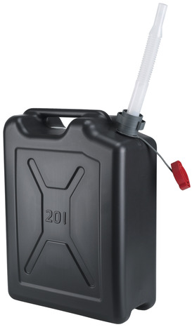 Jerrycan en plastique carburant avec bec flexible - 20 L - Brico Dépôt