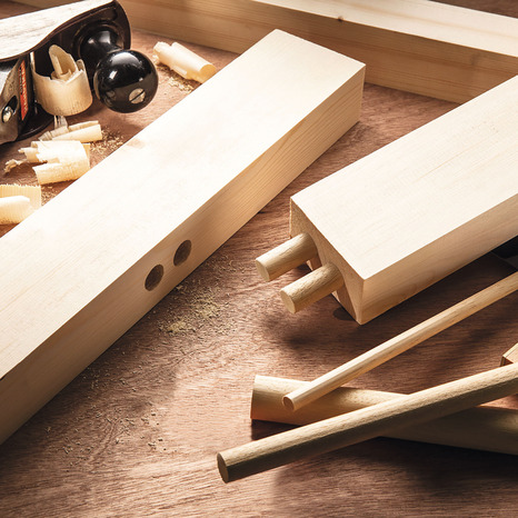 Tourillon en pin 2,40 M - Ø 9 mm - Brico Dépôt