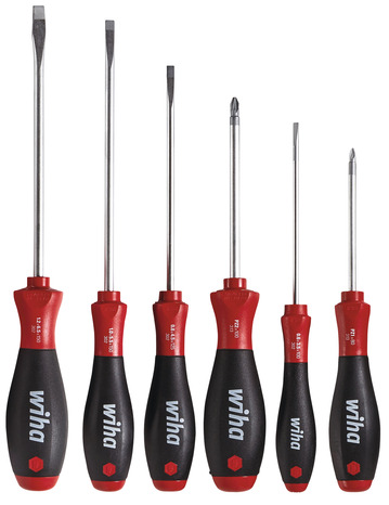Jeu de 6 tournevis rectangulaire - Wiha - Wiha - Brico Dépôt