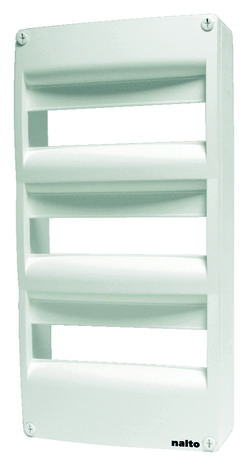 Tableau électrique nu 3 rangées 26 modules IP30 H. 475 mm l. 250 mm Prof. 97 mm - Brico Dépôt