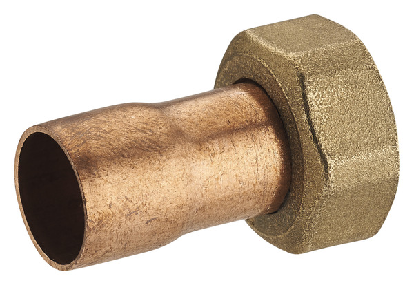 2 raccords laiton pour tube cuivre Ø 10 embout F 12 x 17 mm - Noyon & Thiebault - Brico Dépôt