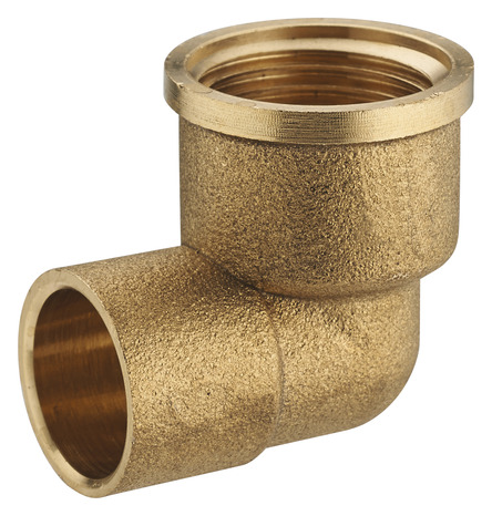 2 coudes fer cuivre embouts F 15x21 mm pour tube cuivre Ø 14 mm - Noyon & Thiebault - Brico Dépôt