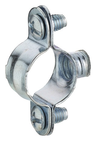 Collier de fixation simple en acier pour tube cuivre Ø 16 mm (2 pièces) -  Brico Dépôt