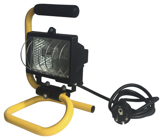 Projecteur halogène 120w - Câble H05RNF de 1,5 m de longueur - Diall - Brico Dépôt