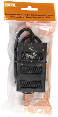 Boîtier multi-péritel pour brancher jusqu'à trois appareils à votre téléviseur - Brico Dépôt