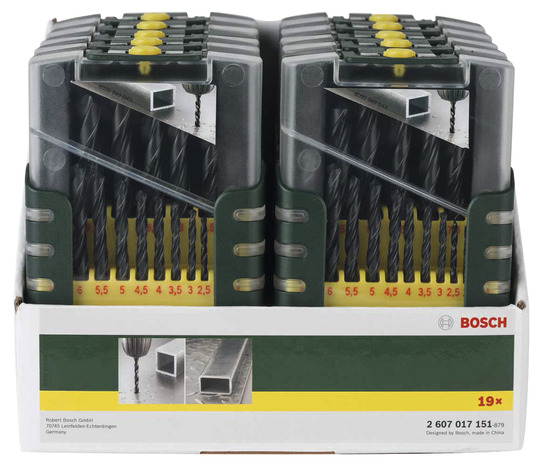Coffret avec 19 forets à métaux - Bosch - Brico Dépôt