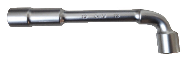 Clé à pipe débouchée 13 mm en acier au chrome vanadium - MAGNUSSON - Brico Dépôt