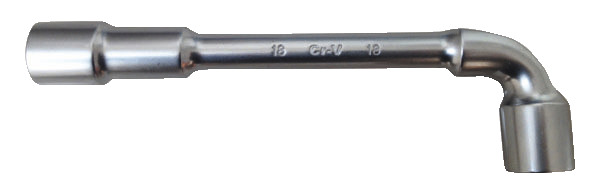 Clé à pipe débouchée 18 mm en acier au chrome vanadium - MAGNUSSON - Brico Dépôt