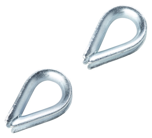 2 cosses coeur - 6 mm - Diall - Brico Dépôt