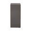 Rangement mural gris taupe Idalie L. 40 x H. 90 x P. 36 cm