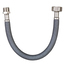 Flexible d'alimentation en eau 30 cm - Mâle/Femelle Filetage entrée 12x17 - Filetage sortie 15x21