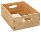 Caisse en bois pour rangement d'atelier 40 x 30 x 15 cm