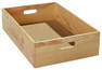 Caisse en bois pour rangement d'atelier 60 x 40 x 15 cm