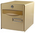Boîte aux lettres simple face abattante beige - Decayeux