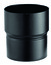 Réduction émaillée noir, femelle Ø 125 femelle Ø 97 mm