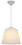 Suspension blanche plastique Ø27 cm - GoodHome