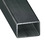 Tube rectangulaire en acier PAF L. 2 m l. 60 mm H. 40 mm Ep. 1,5 mm