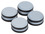 Lot de 8 patins auto-adhésifs Ø 25 mm - Diall
